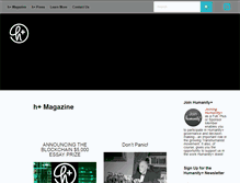 Tablet Screenshot of hplusmagazine.com